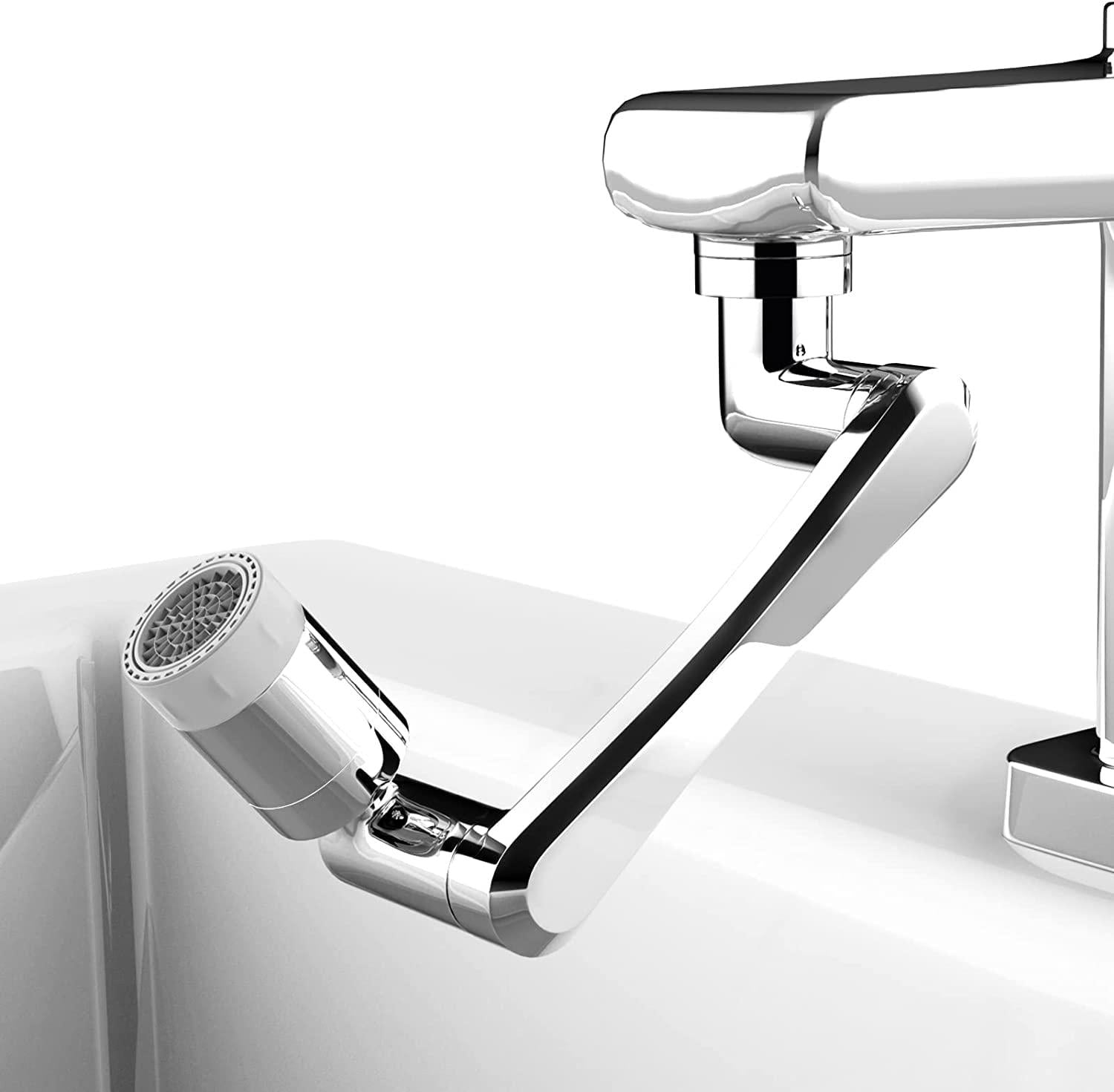 1080° Rotating Faucet Extender – Dual Mode Splash Filter