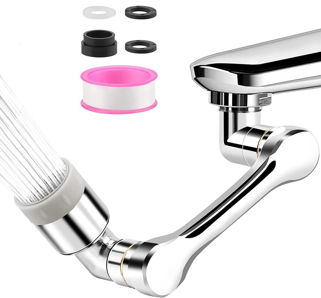 1080° Rotating Faucet Extender – Dual Mode Splash Filter