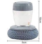 Soap Dispensing Kitchen Brush – Pack of 2 | Easy Grip, Scratch-Free Cleaning