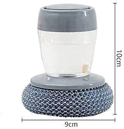 Soap Dispensing Kitchen Brush – Pack of 2 | Easy Grip, Scratch-Free Cleaning