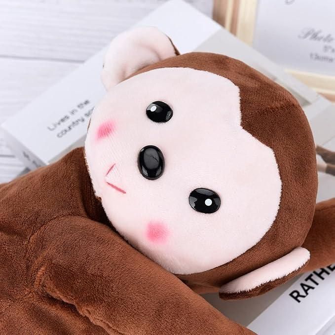 Monkey Tissue Holder – Cute Plush Hanging Dispenser for Car, Bathroom & Desk