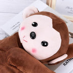Monkey Tissue Holder – Cute Plush Hanging Dispenser for Car, Bathroom & Desk