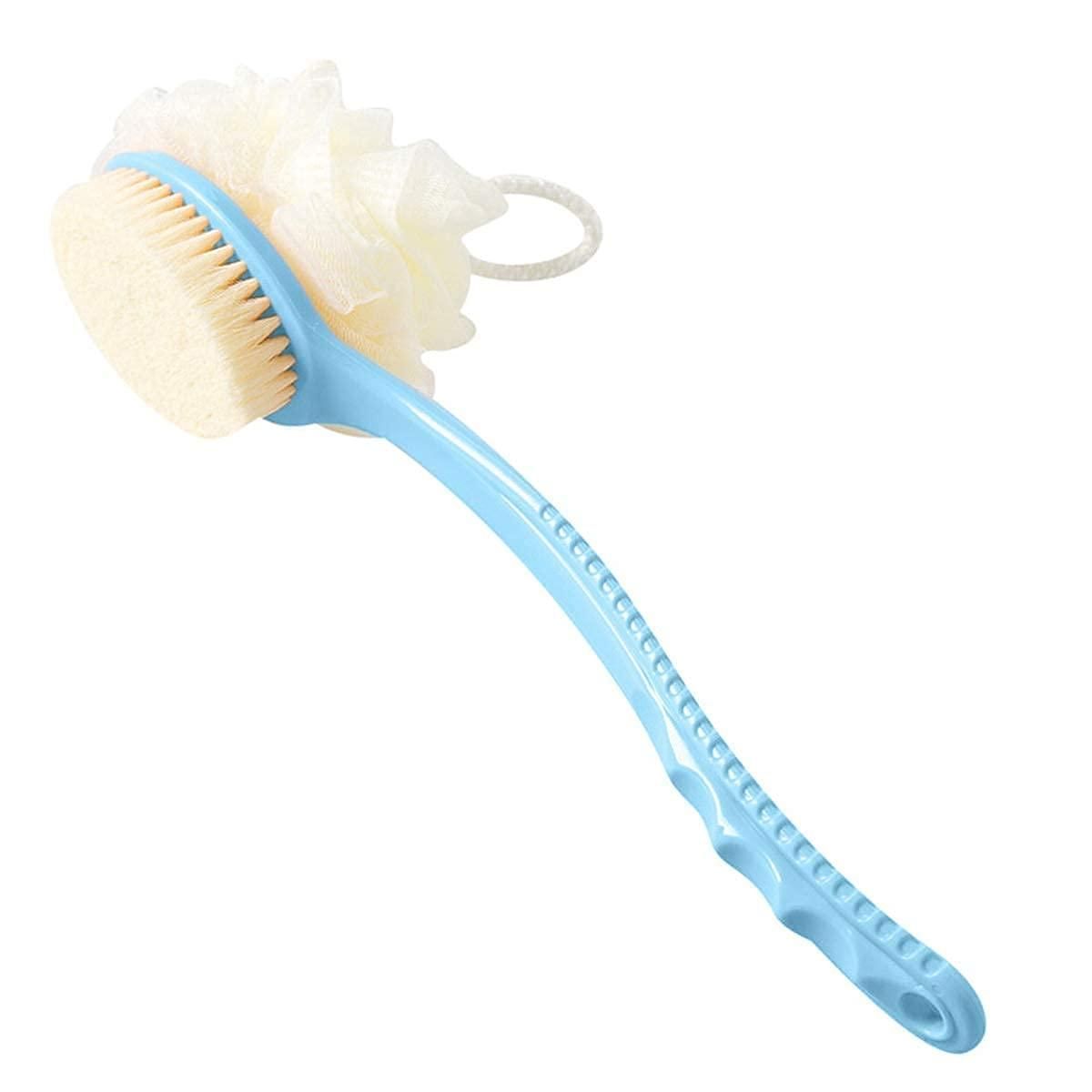 🛁 Arcreactor™ LuxeScrub 2-in-1 Bath Brush – Dual Action Loofah & Soft Bristle Scrubber (Pack of 2)