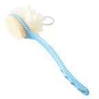 🛁 2-in-1 Bath Brush Pack – Loofah & Bristle Scrubber (Set of 2)