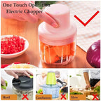 Mini Garlic Chopper 250ml Electric Vegetable Chopper