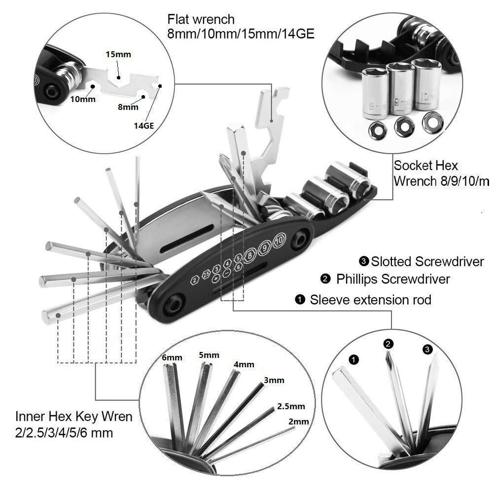 🔧 15 in 1 Multipurpose Tool Kit – Compact & Essential for Every Toolbox