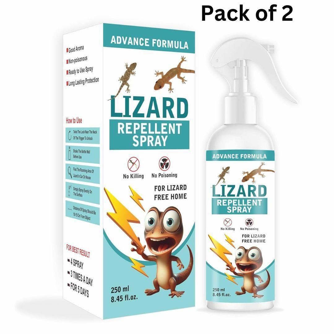 Lizard Repellent Spray – Pack of 2 | Natural, Chemical-Free & Family Safe