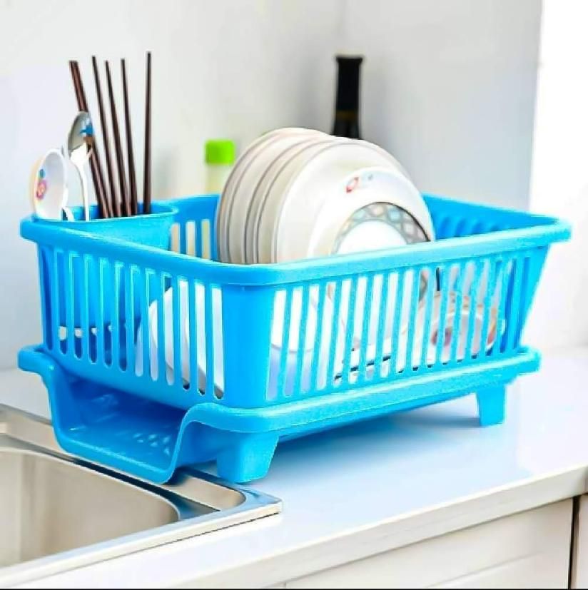 Dry It. Store It. Love It. – The 3-in-1 Kitchen Dish Drainer You Need!
